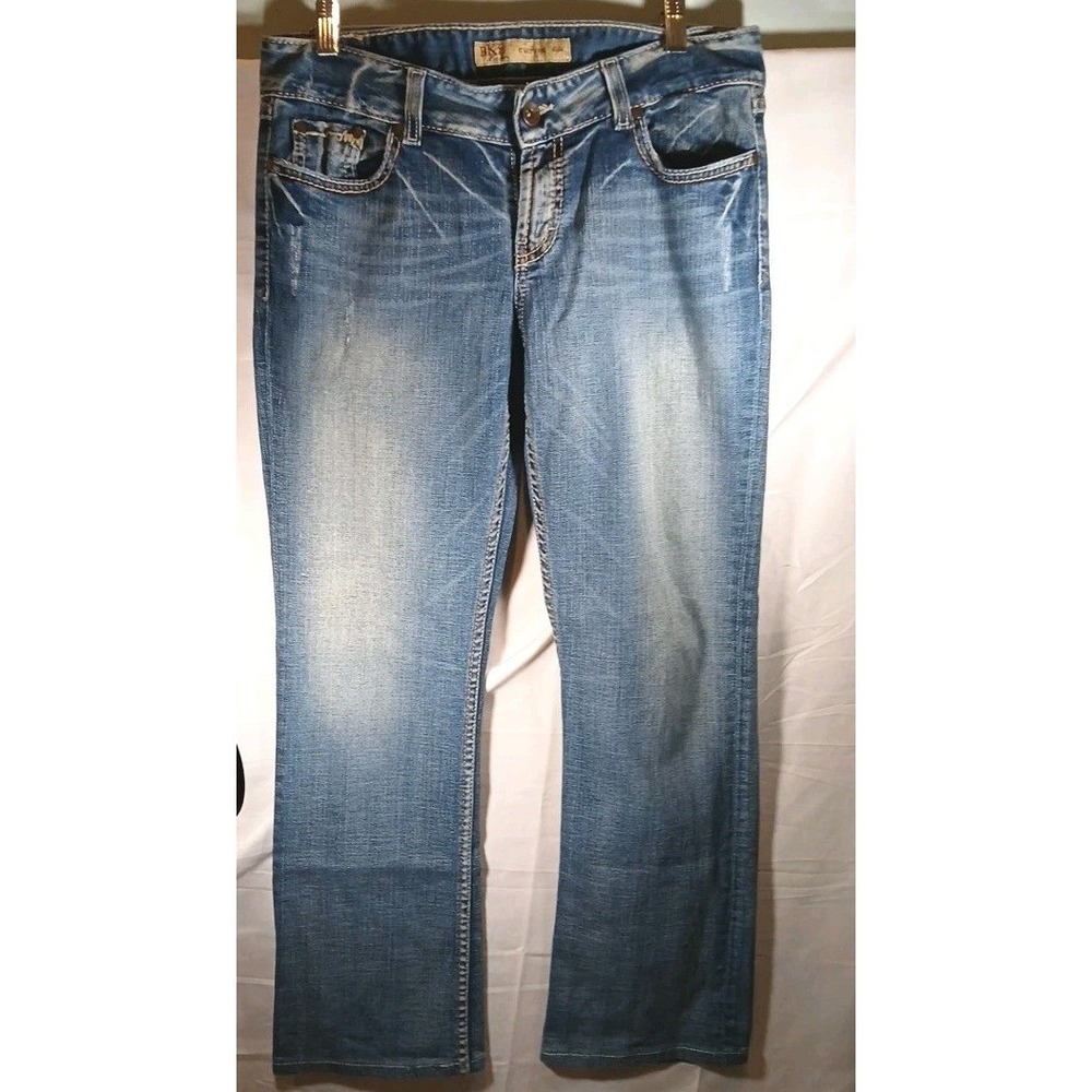 BKE Culture Womens Bootcut Jeans Blue Denim Medium Wash Size 30x31.5 - Picture 3 of 16